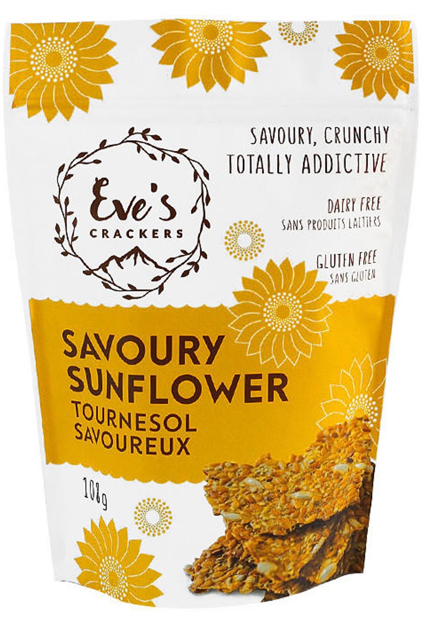 Savoury Sunflower Crackers